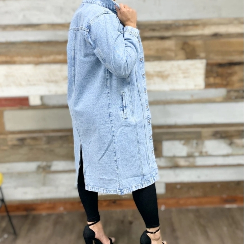 Beautiful Trench Denim Jacket